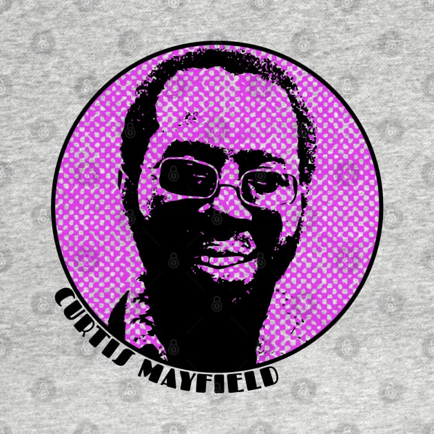 CURTIS MAYFIELD - Funk & Soul Superstar - (Indigo Print) by RCDBerlin